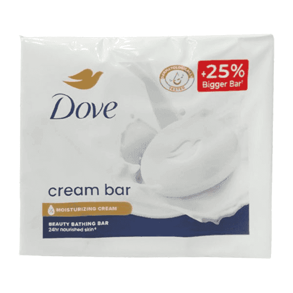 dove cream bar beauty bathing bar 3*125 gm