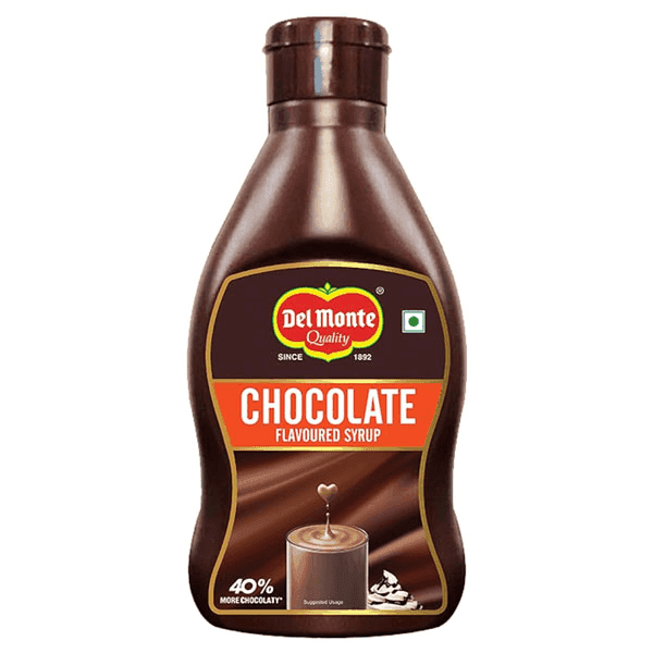 del monte chocolate flavoured syrup 600 gm