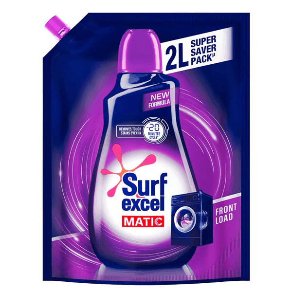 surf excel matic front load liquid detergent 2 ltr