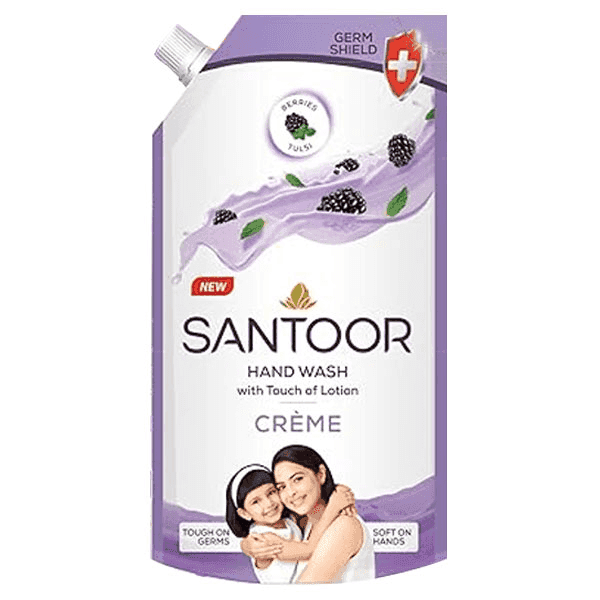 santoor creme gentle hand wash 650 ml 