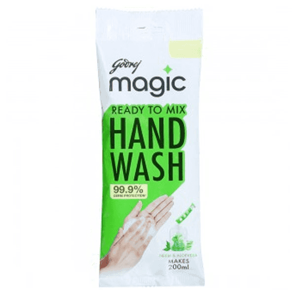 godrej magic ready to mix handwash (neem & aloevera) 9 gm 