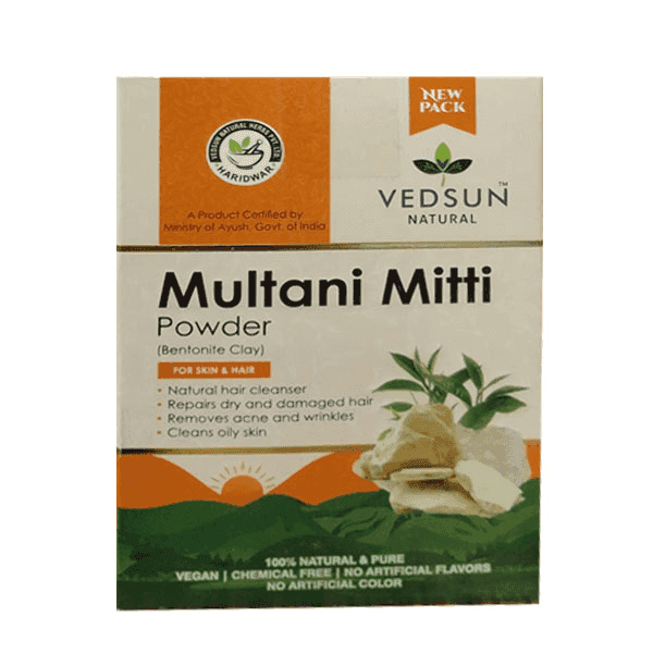vedsun natural multani mitti powder 100 gm 