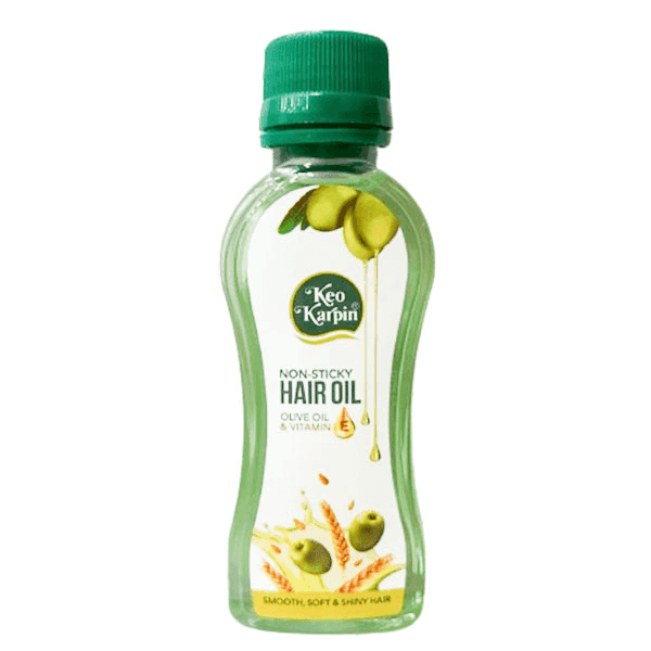 keo karpin non-sticky olive oil & vitamin e hair oil 100 ml