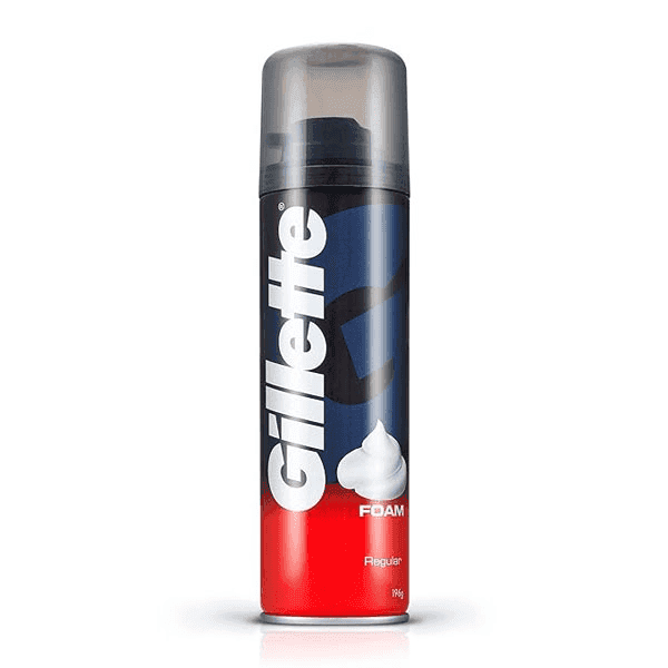 gillette regular shaving foam 196 gm