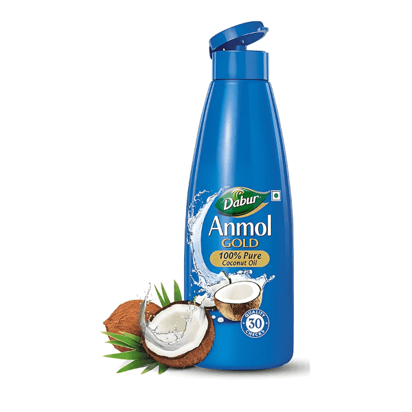 dabur anmol gold pure coconut oil 600 ml