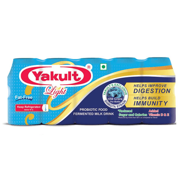 yakult light probiotic food fermented milk drink (blue) 5*65 ml