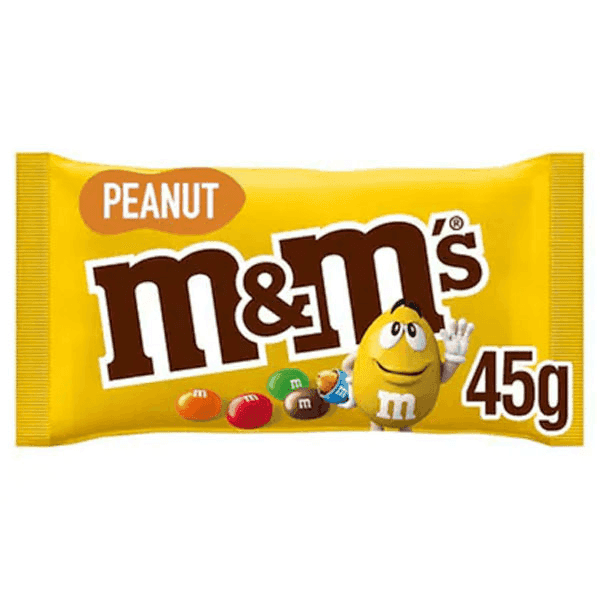 m&m's peanut chocolate candies 45 gm 