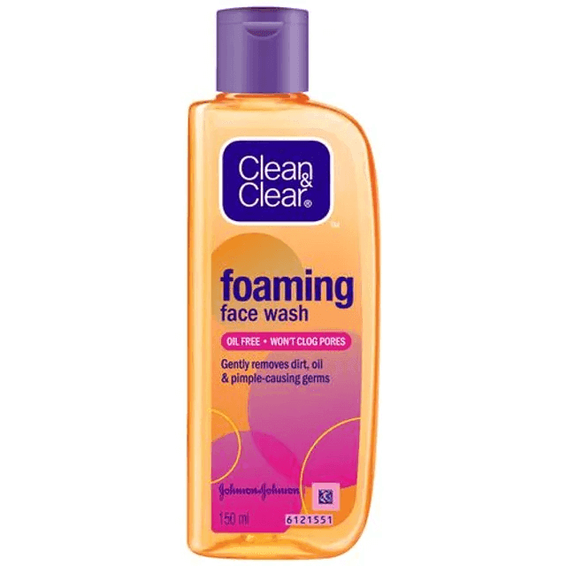 clean & clear foaming face wash 150 ml