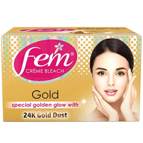 fem gold creme bleach 40 gm