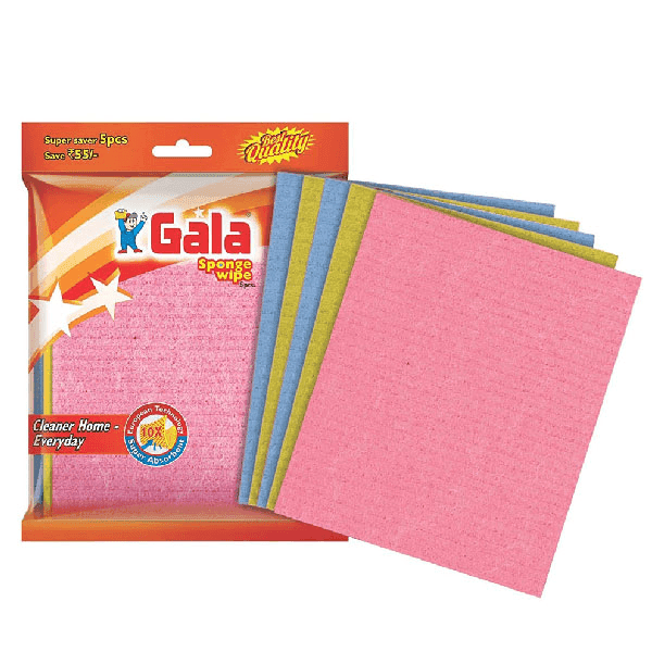 gala sponge wipes 5 unit