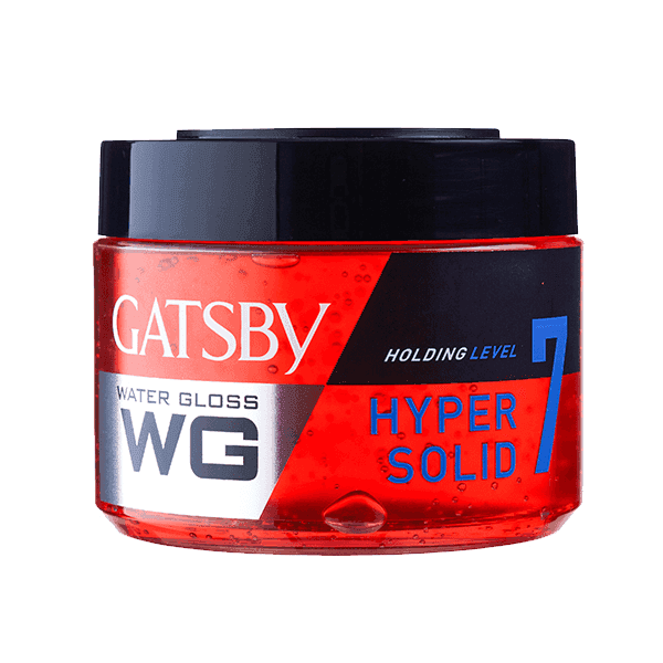 gatsby water gloss hyper solid holding level 7 hair styling gel 300 gm