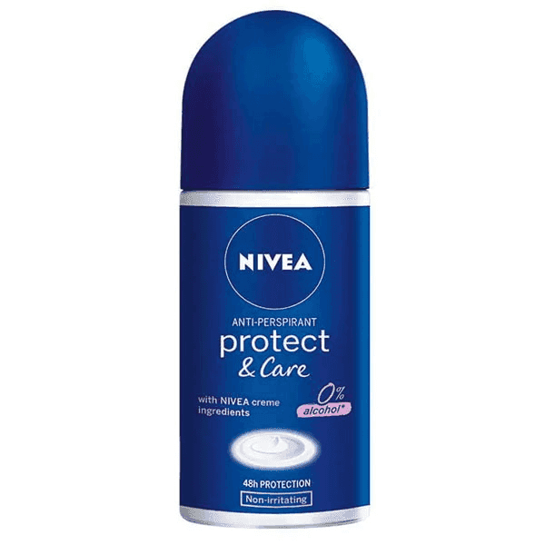 nivea protect & care deodorant roll on 50 ml