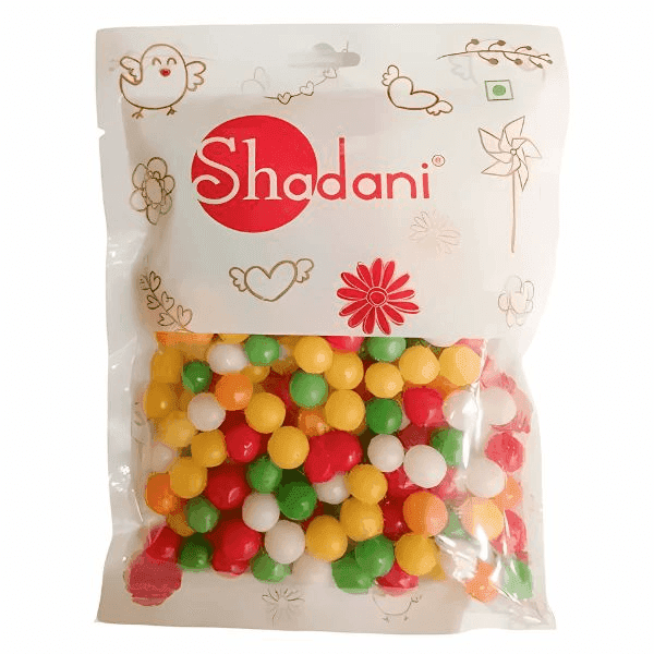 shadani fruit balls candy 100 gm