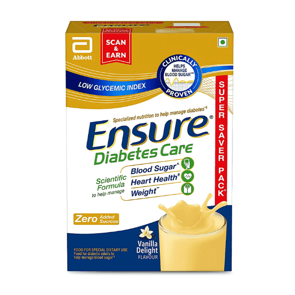 ensure diabetes care vanilla delight flavour 375 gm
