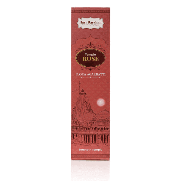 hari darshan temple rose premium flora agarbatti 12 sticks