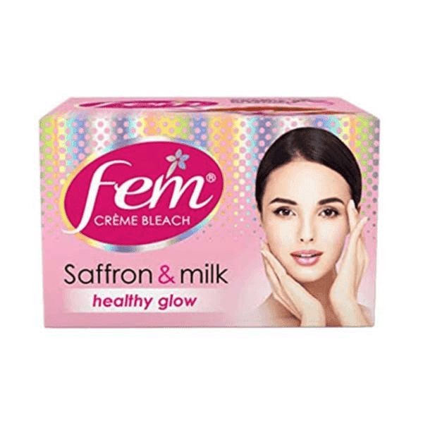 fem saffron & milk creme bleach 64 gm