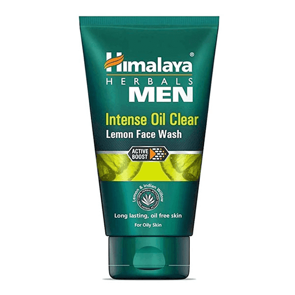 himalaya men intense oil clear lemon face wash 100 ml
