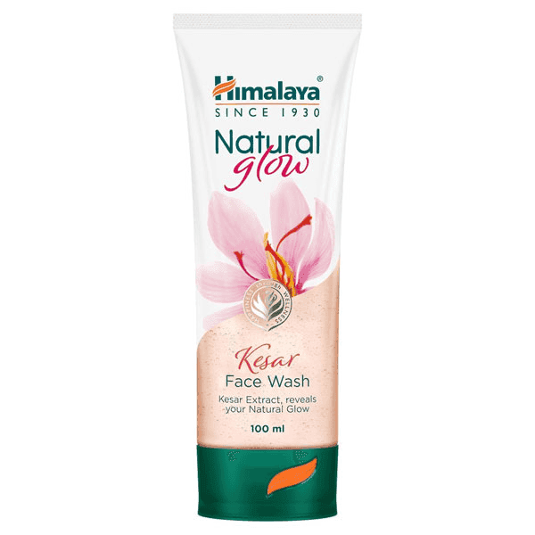 himalaya natural glow kesar face wash 100 ml