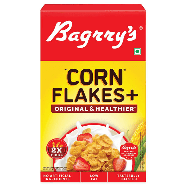 bagrry's original & healthier corn flakes 475 gm