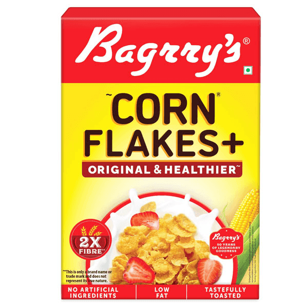 bagrry's original & healthier corn flakes 250 gm
