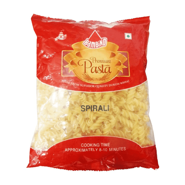 bambino premium spirali pasta 500 gm