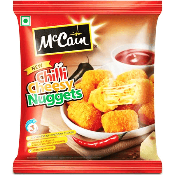 mccain chilli cheesy nuggets 400 gm