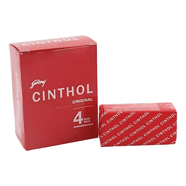 godrej cinthol original deodorant and complexion soap set 4*100 gm