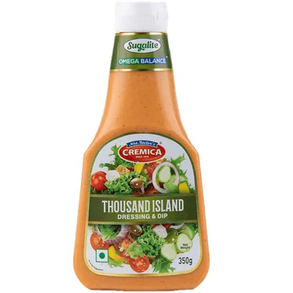 cremica thousand island dressing & dip 350 gm