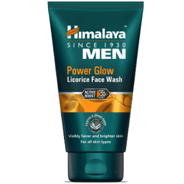 himalaya men power glow licorice face wash 100 ml