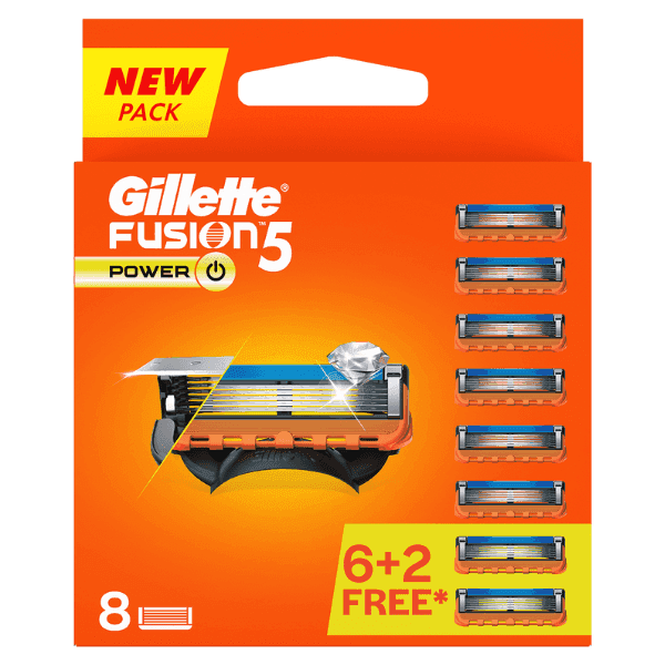 gillette fusion5 power 8 cartridges