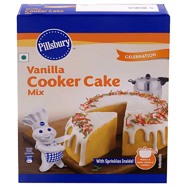 pillsbury vanilla cooker cake mix 159 gm