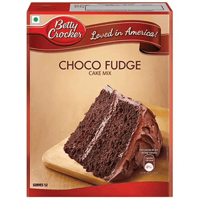 betty crocker choco fudge cake mix 475 gm