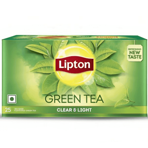lipton green tea clear & light 25 tea bags*1.3 gm each
