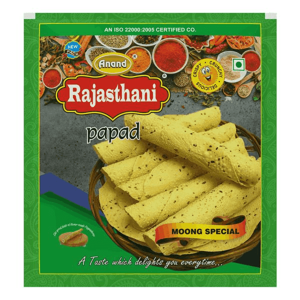 anand rajasthani moong special papad 200 gm