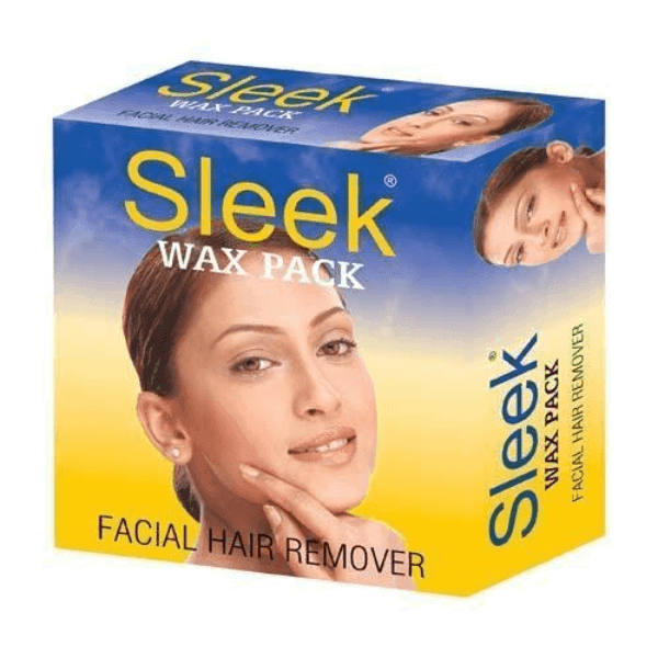 sleek wax pack facial hair remover 80 gm