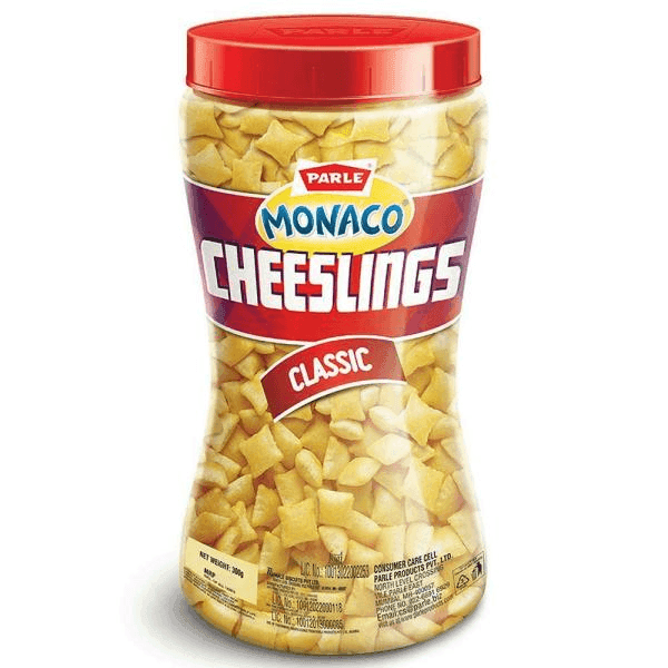 parle monaco classic cheeslings 300 gm