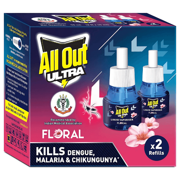 all out ultra floral liquid vaporiser 2 refills*45 ml