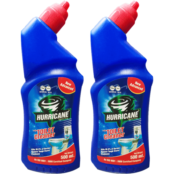 hurricane toilet cleaner 1 ltr (buy 1 get 1 free)