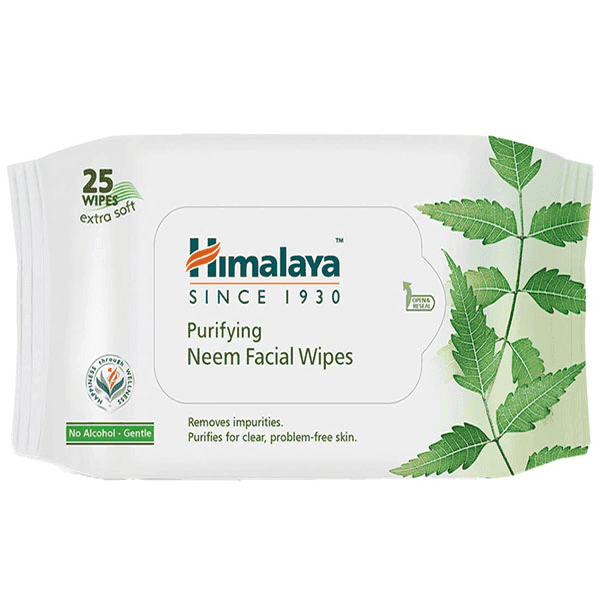 himalaya purifying neem facial 25 wipes 
