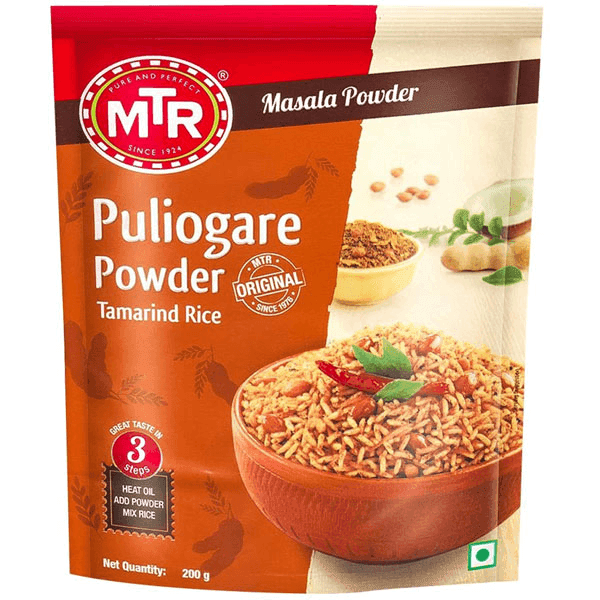 mtr puliogare powder tamarind rice 200 gm