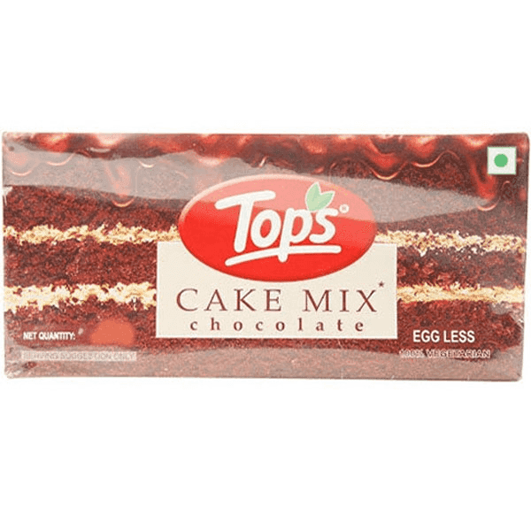 tops cake mix chocolate 225 gm (egg less)