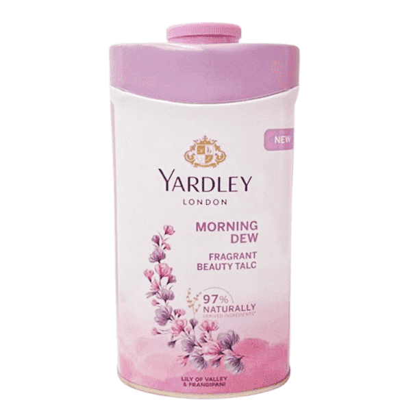 yardley morning dew perfumed beauty talc 250 gm