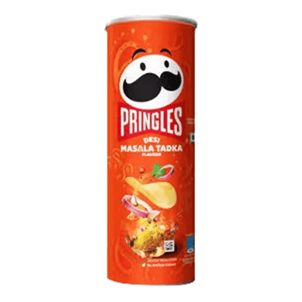 pringles desi masala tadka flavour potato chips 102 gm