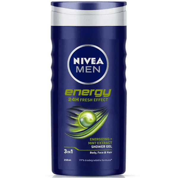 nivea men energy shower gel 250 ml