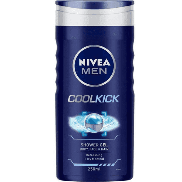 nivea men cool kick shower gel 250 ml