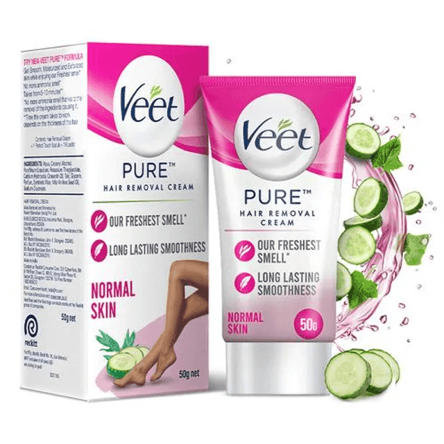 veet pure normal skin hair removal cream 50 gm