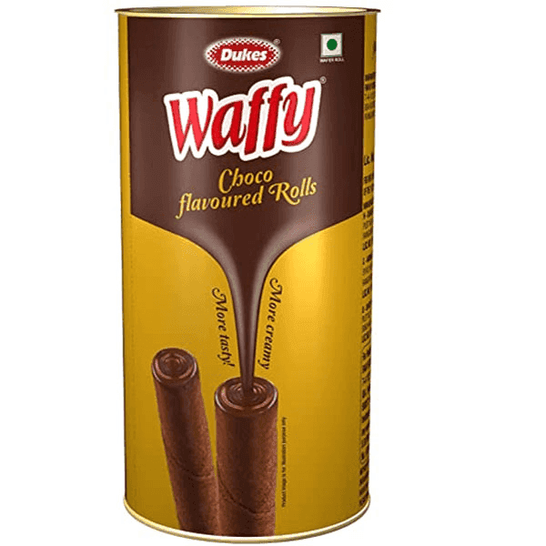 dukes waffy choco rolls 300 gm