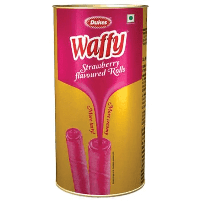dukes waffy strawberry roll 300 gm