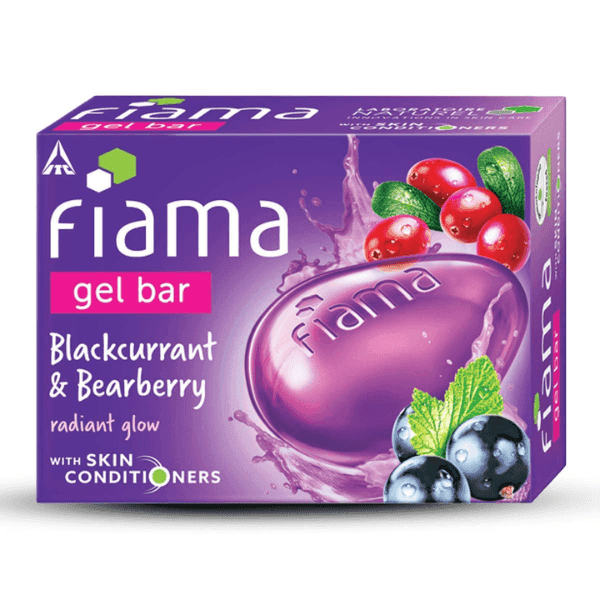 fiama blackcurrant & bearberry gel bar 3*125 gm