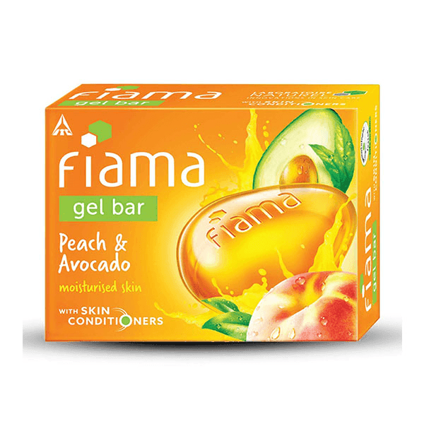 fiama peach & avocado gel bar 4*125 gm